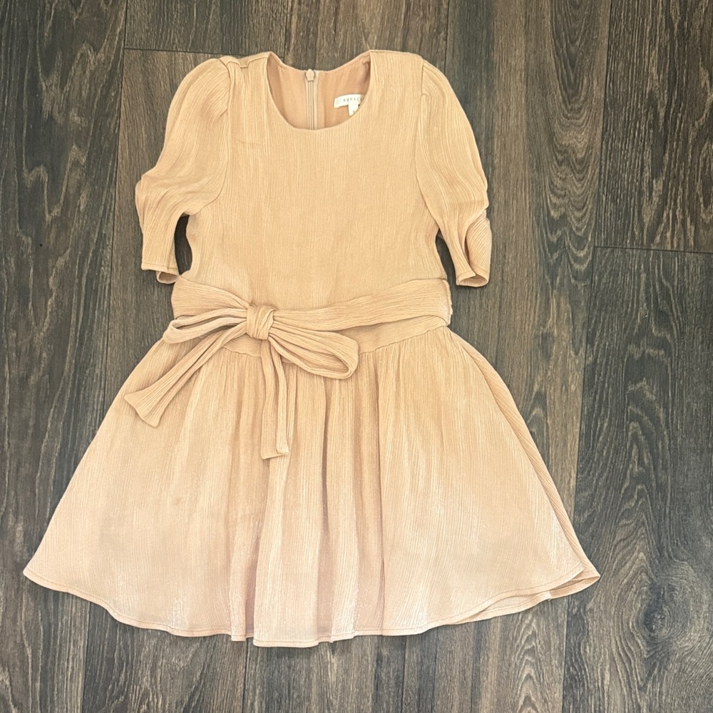 NORALEE Metallic Tan  Kids Dress